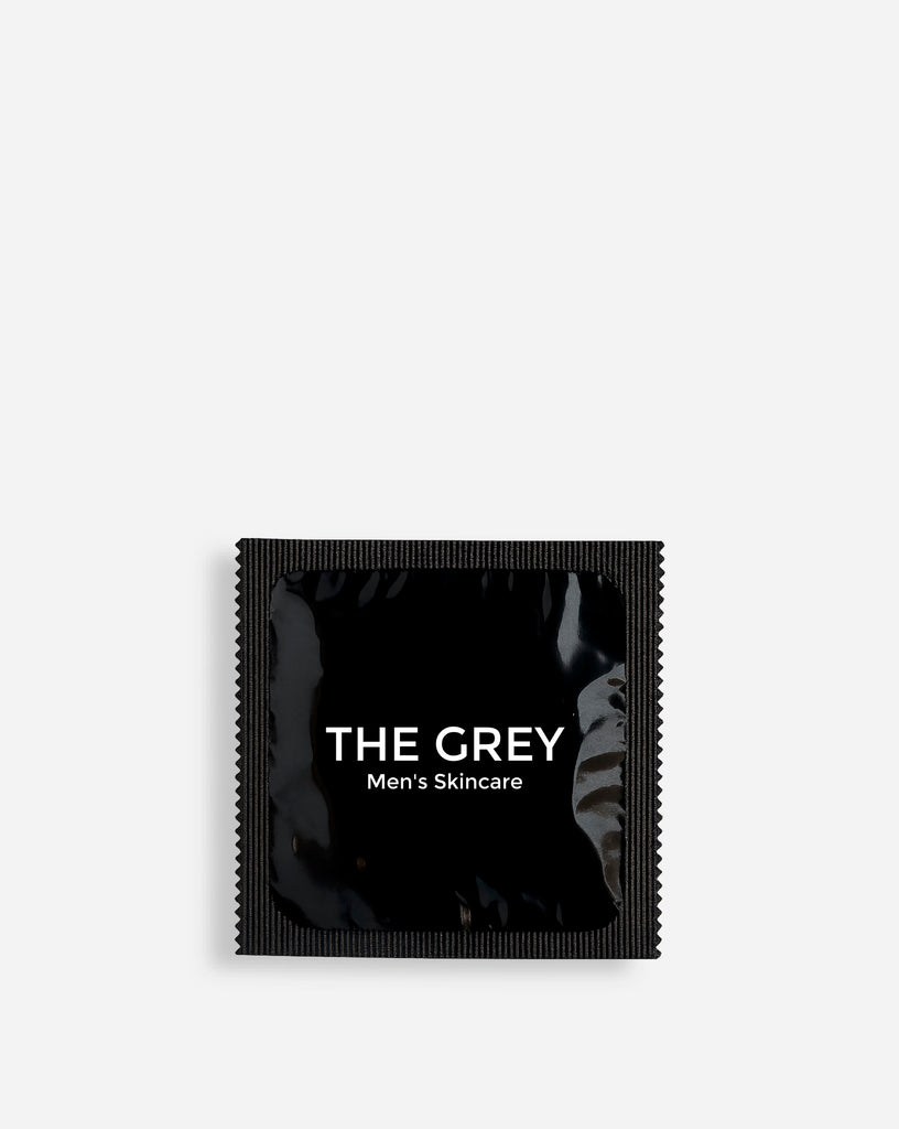 The Grey branded Condom - Black