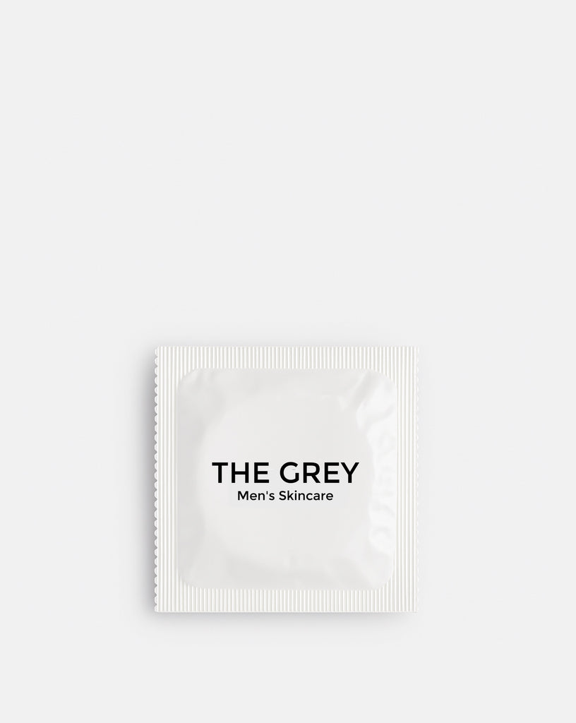 The Grey branded Condom - white